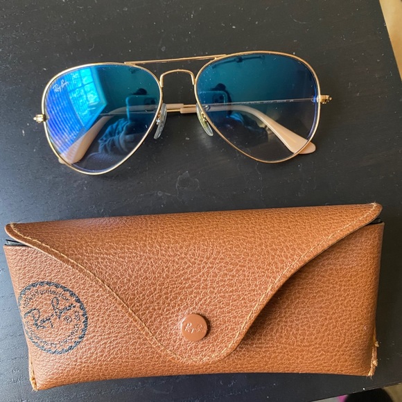 Ray-Ban Accessories - Ray Ban Aviators - Blue Ombre Gradient